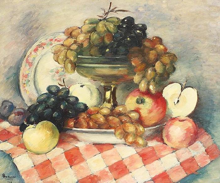 unknow artist Grape and apple china oil painting image